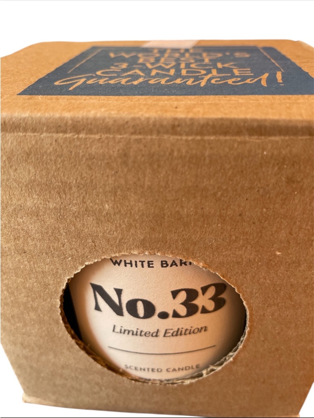 White Barn Limited Edition 3 wick candle NIB